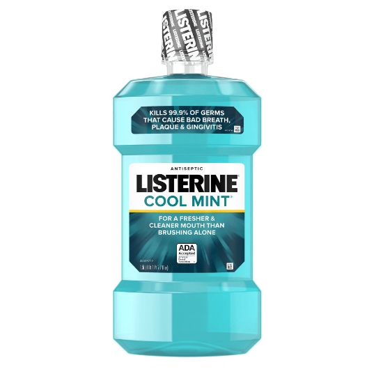 Picture of Listerine Cool Mint Antiseptic Mouthwash, 1.5 L / 50.7 fl oz