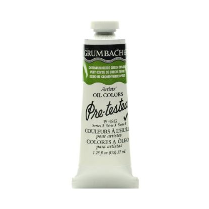 Picture of Grumbacher P048 Pre-Tested Artists Oil Colors, 1.25 Oz, Chromium Oxide Green (Opaque), Pack Of 2