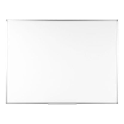 Picture of Bi silque Ayda Non-Magnetic Dry-Erase Whiteboard, 18in x 24in, Aluminum Frame With Silver Finish