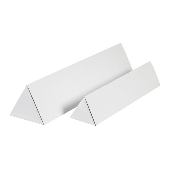 Picture of Partners Brand Triangular White Tube Mailers, 2in x 18 1/4in, Pack Of 50