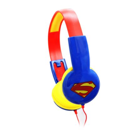 Picture of Sakar Superman Kid-Safe Adjustable Headphones, Blue