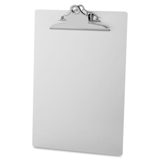 Picture of Sparco Aluminum Clipboard, 8 1/2inx 11 1/2in, Silver