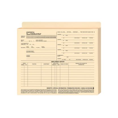 Picture of ComplyRight Expandable Personnel Envelo-Files, 11 3/4in x 9 1/2in x 1 1/2in, Pack Of 25