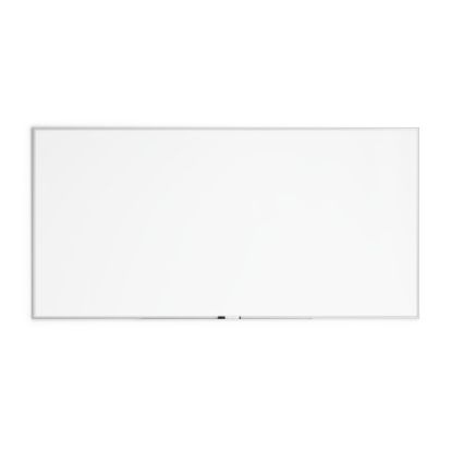 Picture of U Brands Melamine Dry-Erase Board, 96in X 48in, Silver Aluminum Frame, Actual Size 95in X 47in (064U00-01)