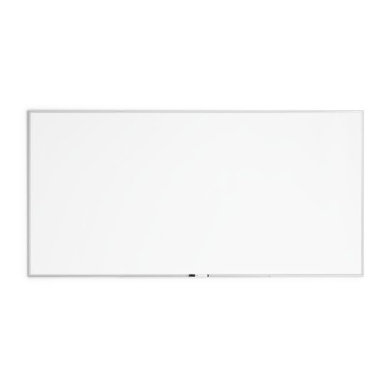 Picture of U Brands Melamine Dry-Erase Board, 96in X 48in, Silver Aluminum Frame, Actual Size 95in X 47in (064U00-01)