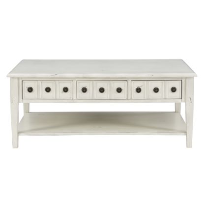 Picture of Powell Southam Coffee Table, 20inH x 47-3/4inW x 28inD, Cream