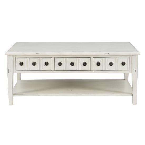 Picture of Powell Southam Coffee Table, 20inH x 47-3/4inW x 28inD, Cream