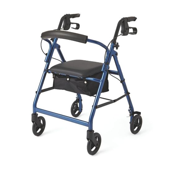 Picture of Medline Guardian Basic Rollator, 6in Wheels, Blue