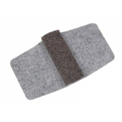 Picture of Lorell Wraparound Floor Savers - Rectangle - Gray - 16/Bag