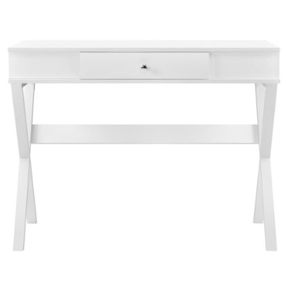 Picture of Ameriwood Home Paxton Campaign 39inW Writing Desk, White