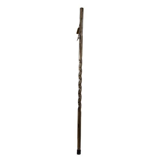 Picture of Brazos Walking Sticks Twisted Trail Blazer Walking Stick, 55in, Brown