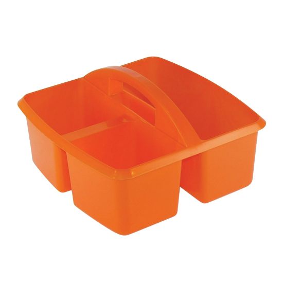 Picture of Romanoff Small Utility Caddies, 9 1/4inH x 9 1/4inW x 5 1/4inD, Orange, Pack Of 6