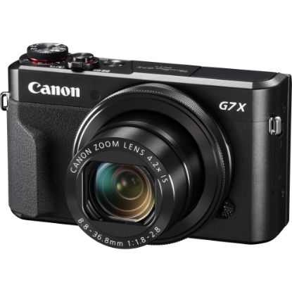 Picture of Canon PowerShot G7 X Mark II 20.1 Megapixel Compact Camera - 1in Sensor - Autofocus - 3in Touchscreen LCD - 4.2x Optical Zoom - 4x Digital Zoom - Optical (IS) - 5472 x 3648 Image - 1920 x 1080 Video - HD Movie Mode - Wireless LAN