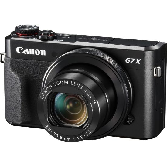 Picture of Canon PowerShot G7 X Mark II 20.1 Megapixel Compact Camera - 1in Sensor - Autofocus - 3in Touchscreen LCD - 4.2x Optical Zoom - 4x Digital Zoom - Optical (IS) - 5472 x 3648 Image - 1920 x 1080 Video - HD Movie Mode - Wireless LAN