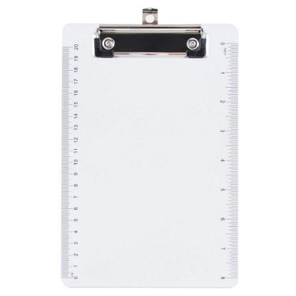 Picture of JAM Paper Plastic Mini Clipboard, 6in x 9in, Clear