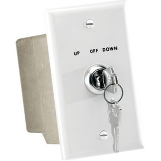 Picture of Da-Lite Key Operated, 110 Volt Switch - Flush Mount for Security