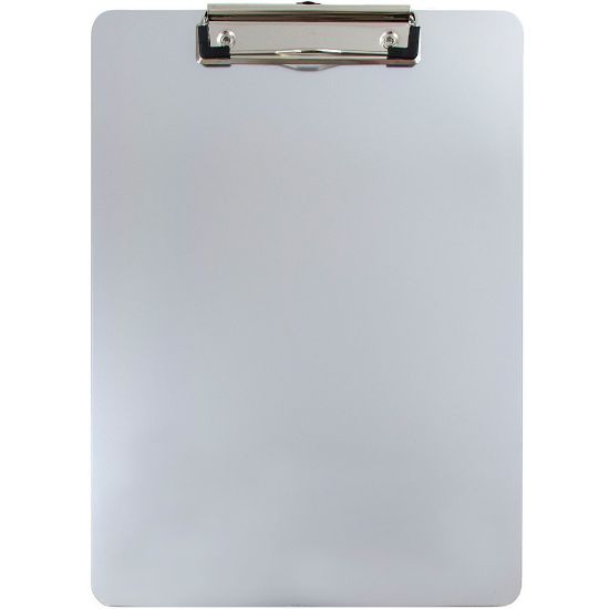 Picture of JAM Paper Aluminum Clipboard, 9in x 12-1/2in, Silver