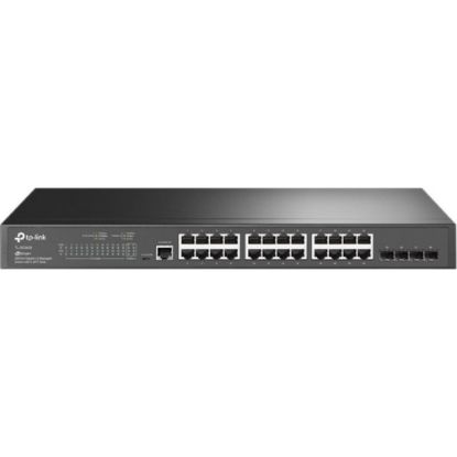 Picture of TP-Link TL-SG3428 - 24 Port Gigabit Switch with 4 SFP Slots - Omada SDN Integrated - L2+ Smart Managed - IPv6 - Static Routing - L2/L3/L4 QoS, IGMP & LAG