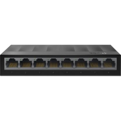 Picture of TP-Link LS1008G - Litewave 8 Port Gigabit Ethernet Switch - Desktop Ethernet Splitter - Plastic Case - Unshielded Network Switch - Plug & Play - Fanless Quiet - Unmanaged