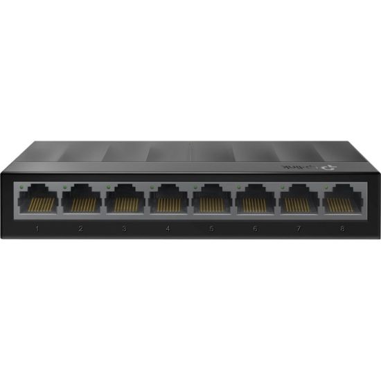 Picture of TP-Link LS1008G - Litewave 8 Port Gigabit Ethernet Switch - Desktop Ethernet Splitter - Plastic Case - Unshielded Network Switch - Plug & Play - Fanless Quiet - Unmanaged