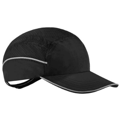 Picture of Ergodyne Skullerz 8955 Lightweight Bump Cap Hat, Long Brim, Black