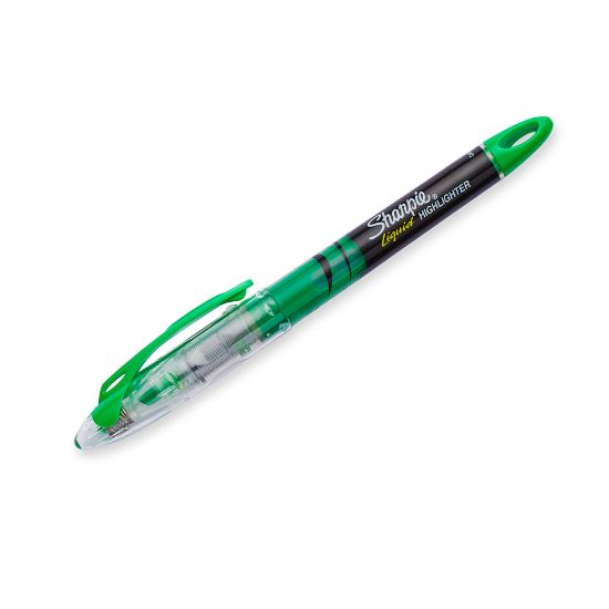 Picture of Sharpie Accent Liquid Pen-Style Highlighter, Fluorescent Green