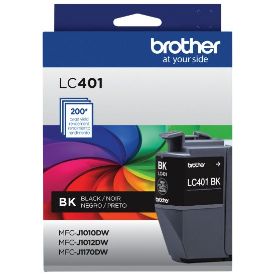 Picture of Brother LC401 Black Ink Cartridge, LC401BK