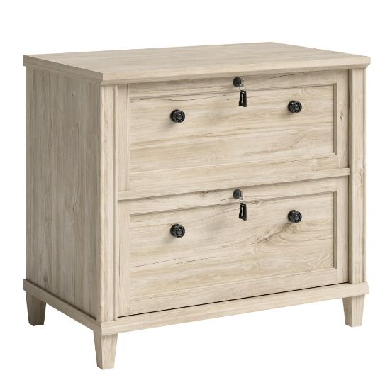 Picture of Sauder Hammond 32-7/8inW x 20-9/16inD Lateral 2-Drawer File Cabinet, Chalk Oak