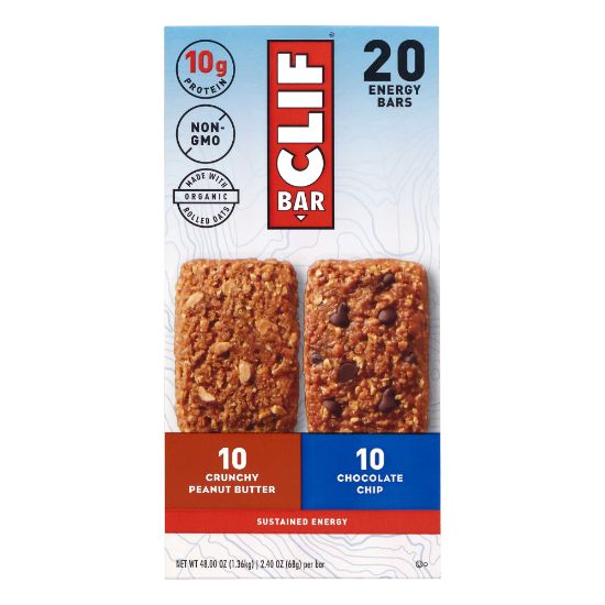 Picture of CLIF BAR Energy Bar Variety Pack, 20 Count