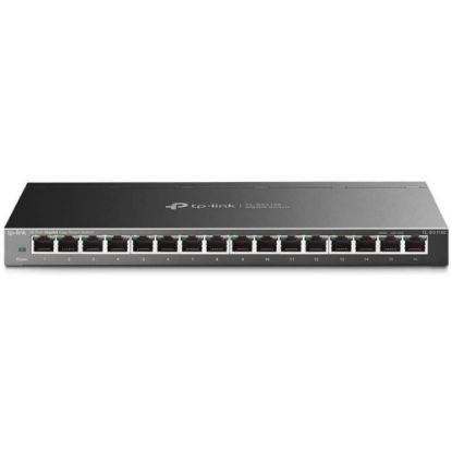 Picture of TP-Link TL-SG116E - 16-Port Gigabit Easy Smart Switch - Plug & Play - Desktop/Wall-Mount - Sturdy Metal w/ Shielded Ports - Support QoS, Vlan, IGMP and LAG