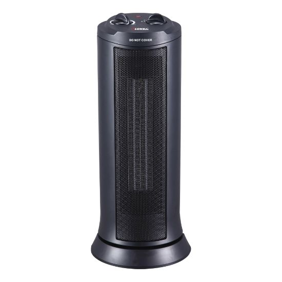 Picture of Lorell 17in Ceramic Tower Heater, Black