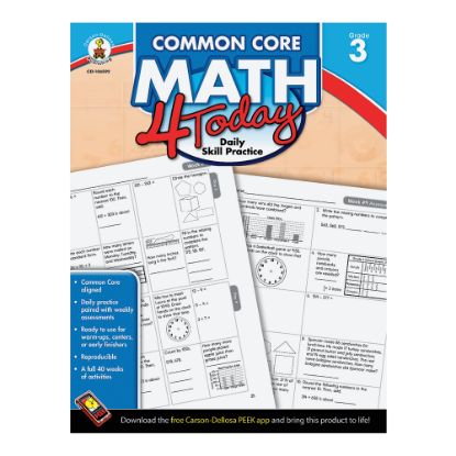 Picture of Carson-Dellosa Common Core Math 4 Today, Grade 3