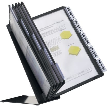 Picture of VARIO Table 10 Display Panel System - Table - Support A4 8.50in x 11in Media - Sturdy, Rugged, Anti-glare, Non Expandable - Black - 1 Each