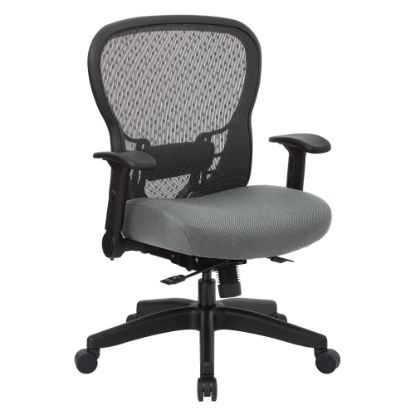 Picture of Office Star Space Seating 529 Series Deluxe Ergonomic Mesh Mid-Back Chair, Gray