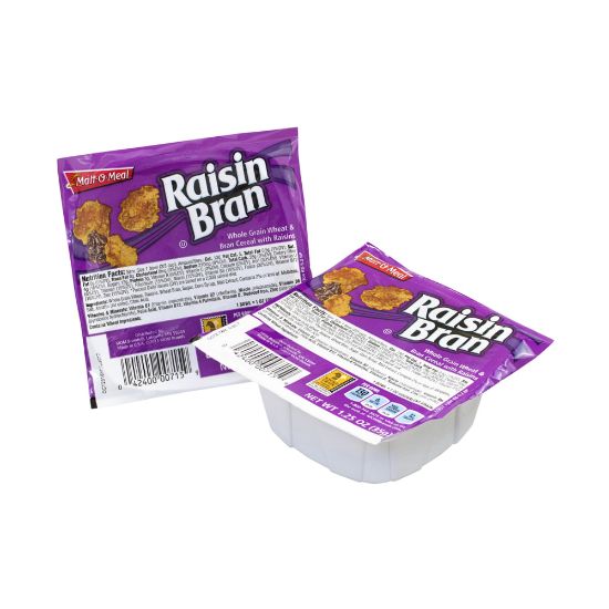 Picture of Malt-O-Meal Raisin Bran Cereal Bowls, 1 Oz, Pack Of 96 Boxes