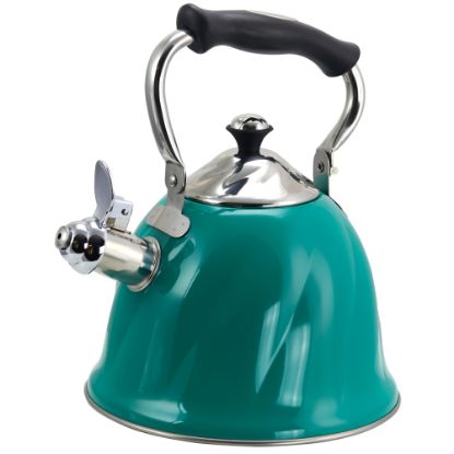 Picture of Mr. Coffee 2.1-Quart Whistling Tea Kettle, Alberton, Emerald Green