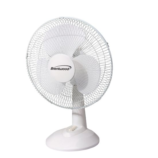 Picture of Optimus Kool Zone Oscillating Desk Fan, 21inH x 16inW x 16inD, White