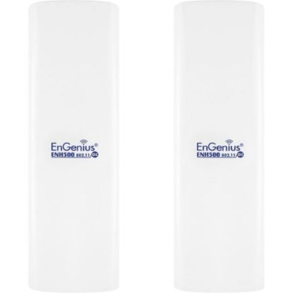 Picture of EnGenius ENH500v3 IEEE 802.11ac 867 Mbit/s Wireless Bridge - 5 GHz - 5 Mile Maximum Indoor Range - 2 x Network (RJ-45) - 2 Pack