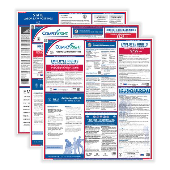 Picture of ComplyRight Federal (Bilingual) And State (English) Labor Law 1-Year Poster Service, California