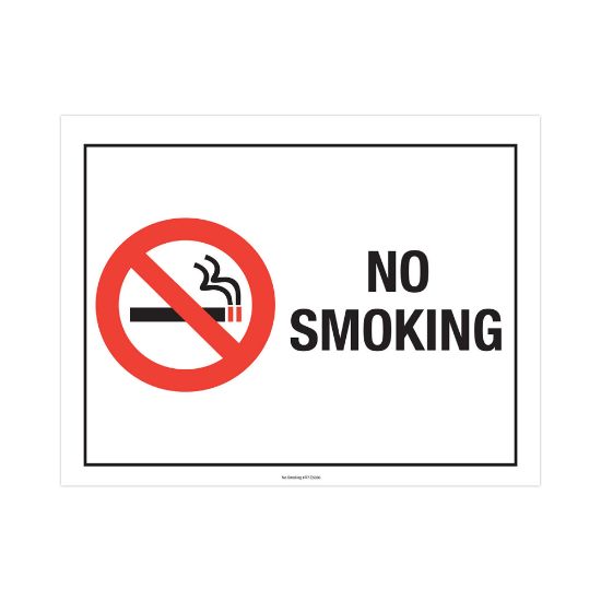 Picture of ComplyRight Federal Specialty Posters, No Smoking , English, 8 1/2in x 11in