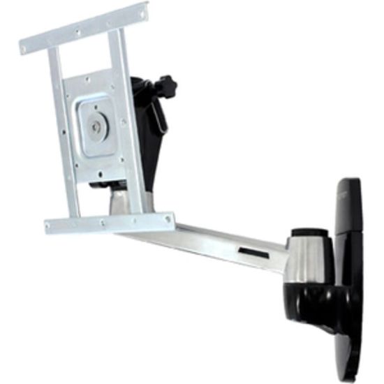 Picture of Ergotron 45-268-026 Mounting Arm for Flat Panel Display - Aluminum - 42in Screen Support - 50 lb Load Capacity - 75 x 75, 100 x 100, 200 x 100, 200 x 200 - VESA Mount Compatible