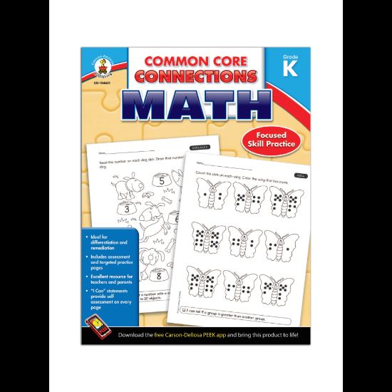 Picture of Carson-Dellosa Common Core Connections Math, Grade K