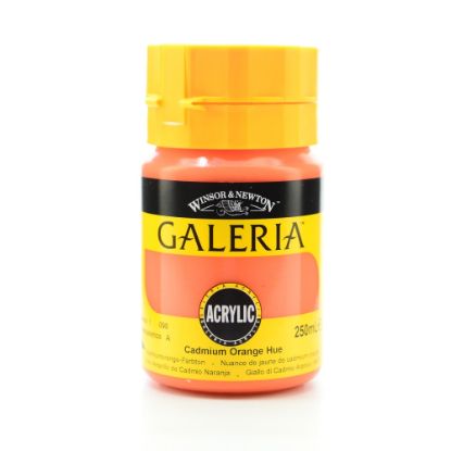 Picture of Winsor & Newton Galeria Flow Formula Acrylic Colors, 250 mL, Cadmium Orange Hue, 90, Pack Of 2