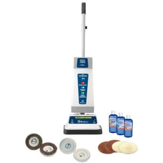 Picture of Koblenz P-820 B Upright Rotary Cleaner - 820.27 kW Motor - 3.70 quart Water Tank Capacity - Scrubbing Brush, Brush, Polishing Pad, Buffing Pad - Carpet - 4.20 A - Gray