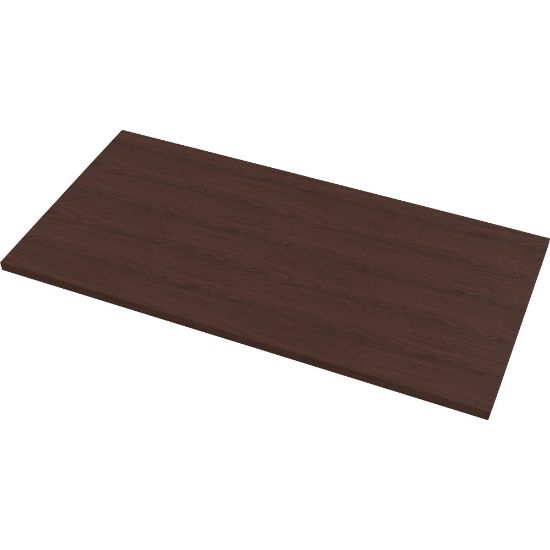 Picture of Fellowes High Pressure Laminate Desktop Mahogany - 72inx30in - Mahogany Rectangle, High Pressure Laminate (HPL) Top - 220 lb Capacity - 72in Table Top Length x 30in Table Top Width x 1.13in Table Top ThicknessAssembly Required - 1 Each