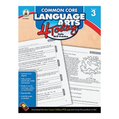 Picture of Carson-Dellosa Common Core Language Arts 4 Today, Grade 3