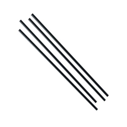 Picture of Wrapped Paper Straws, 8in, Black, Case Of 600 Straws