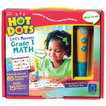 Picture of Educational Insights Hot Dots Lets Master Grade 1 Math