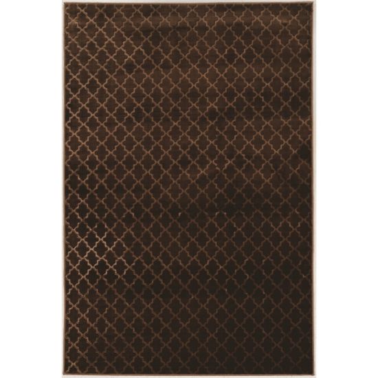 Picture of Linon Banyon Area Rug, 5ft x 7-1/2ft, Wonsky Brown