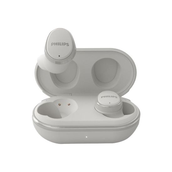 Picture of Philips TAT4556WT - True wireless earphones with mic - in-ear - Bluetooth - active noise canceling - white